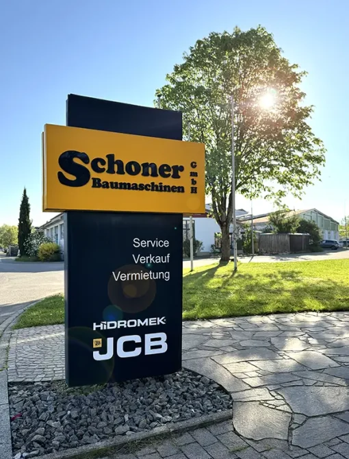Schoner Pylon Eingang